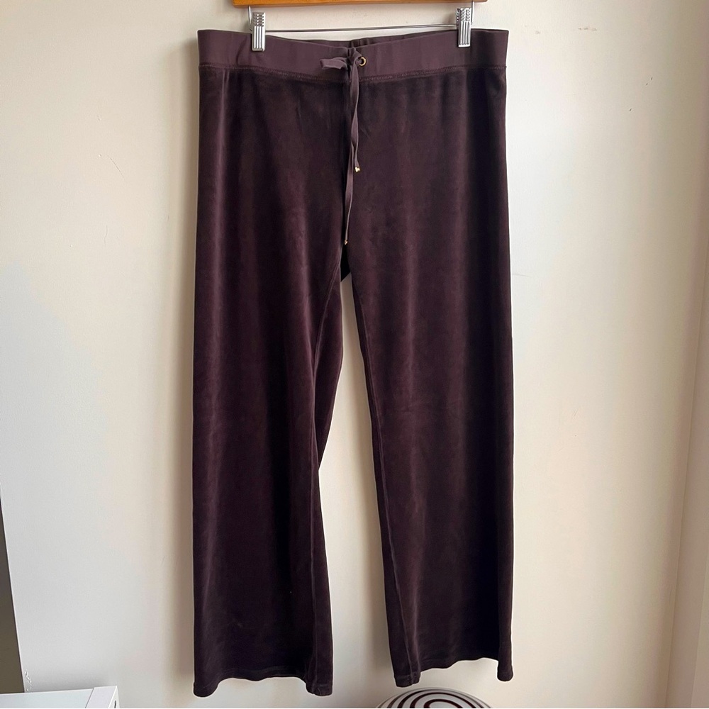 Juicy Couture Low Rise Velor Pants